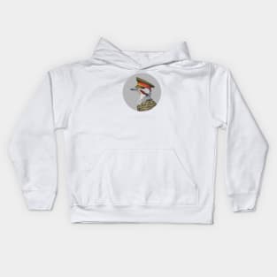 Bennett's woodpecker Kids Hoodie